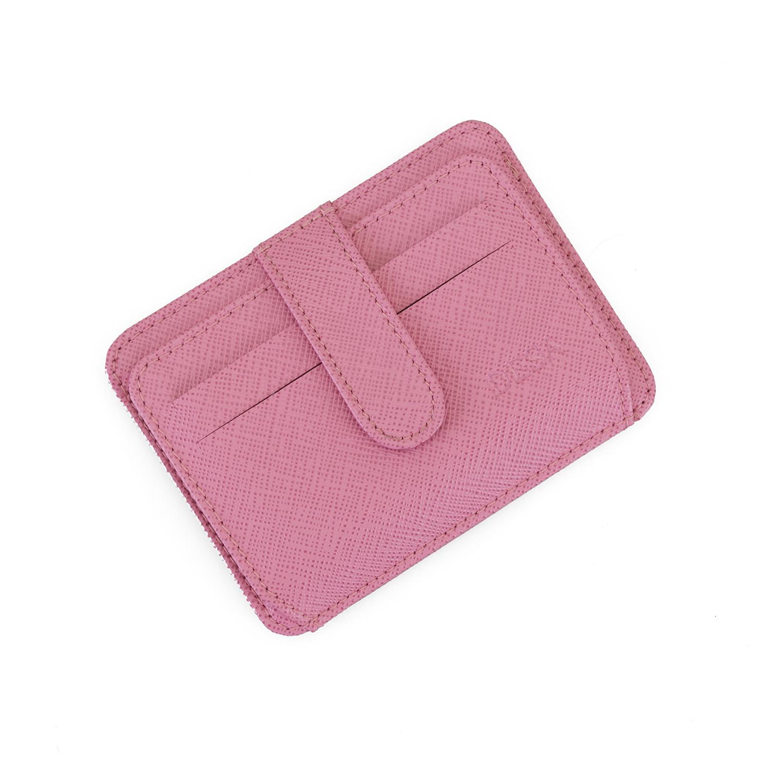 Lenora Pembe Kadın Deri Kartlık 1010038319005