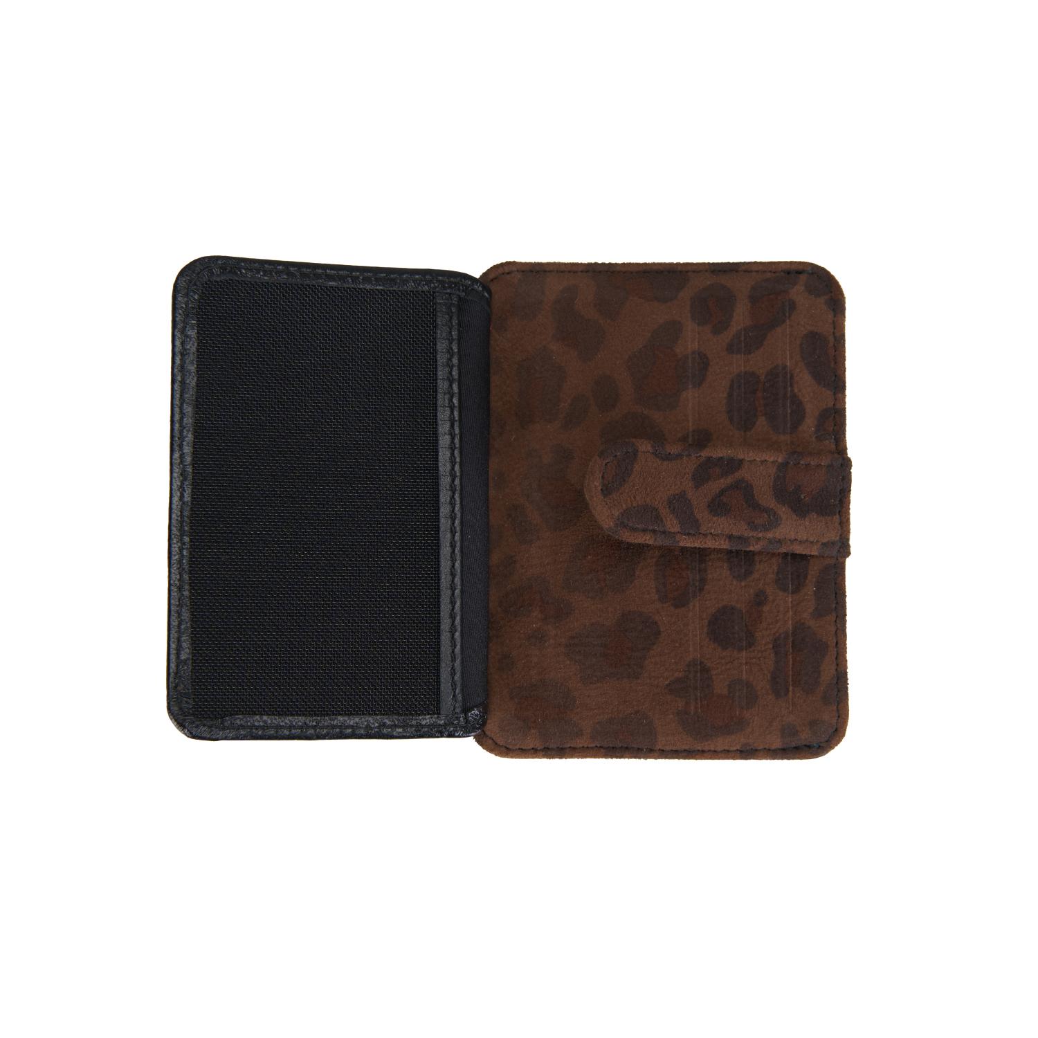 Diona Siyah/ Leopar Baskılı Kadın Cüzdan 1010039107001