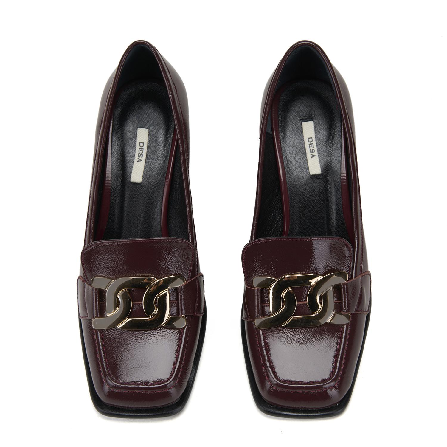 Kadın Bordo Klasik Ayakkabı 2010053385003
