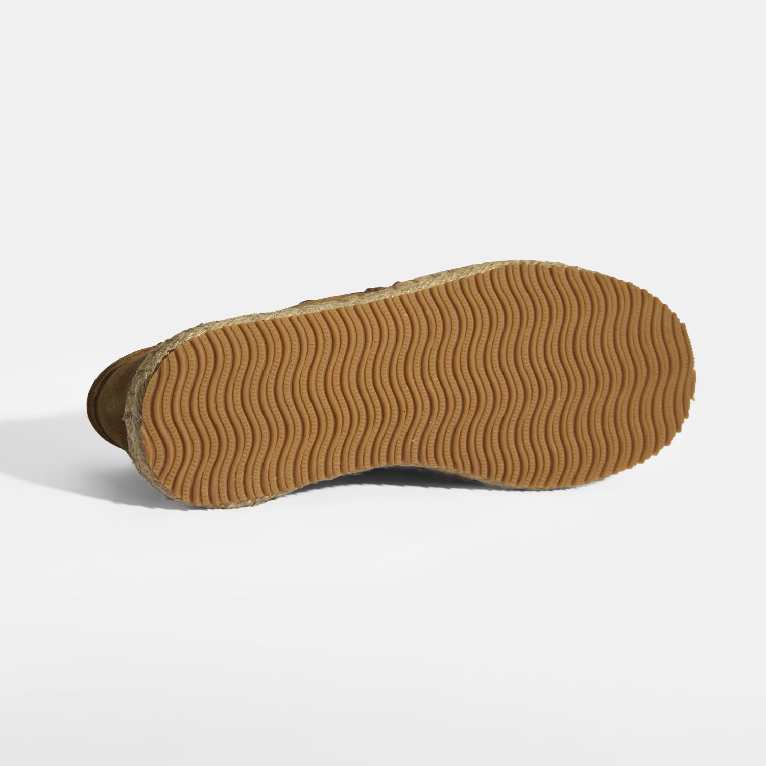 Erkek Taba Slip-On Süet Espadril 2010054318015