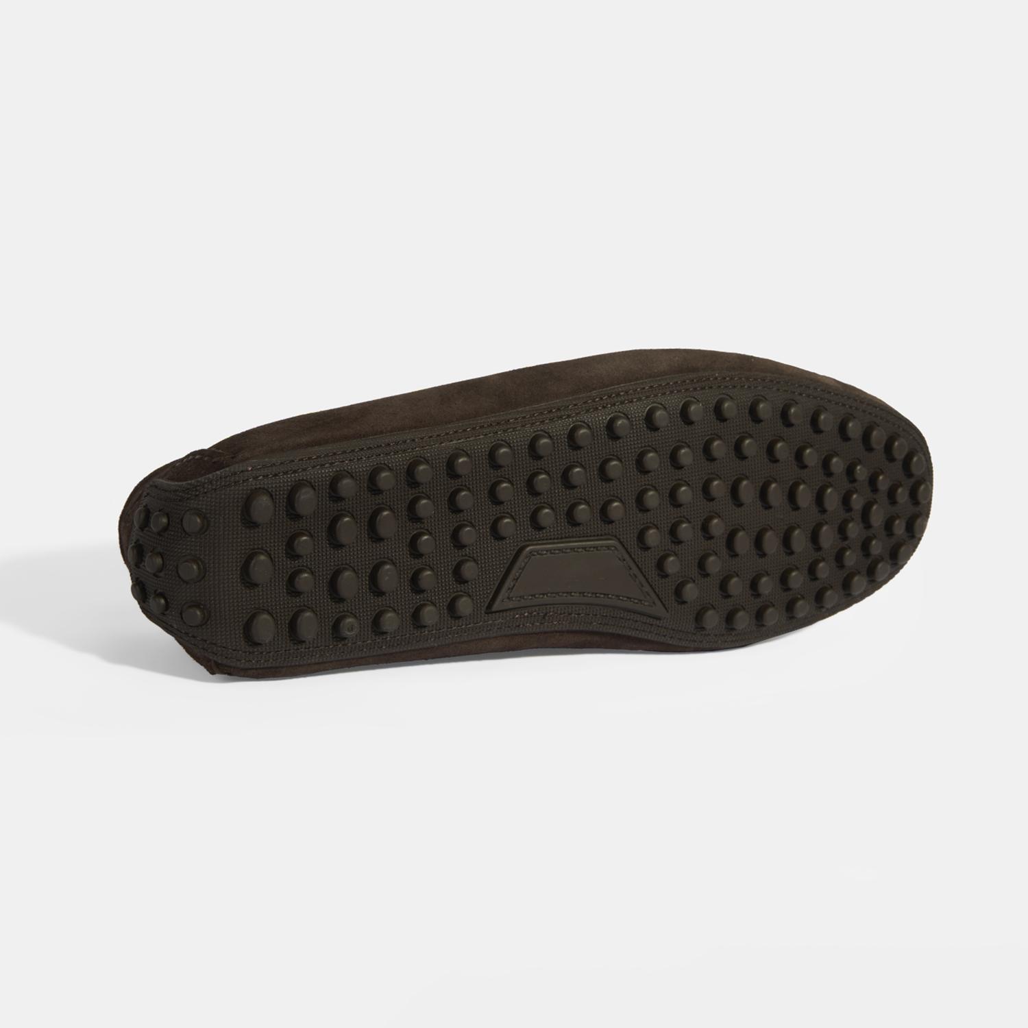 Erkek Kahve Slip-On Süet Loafer 2010054488010