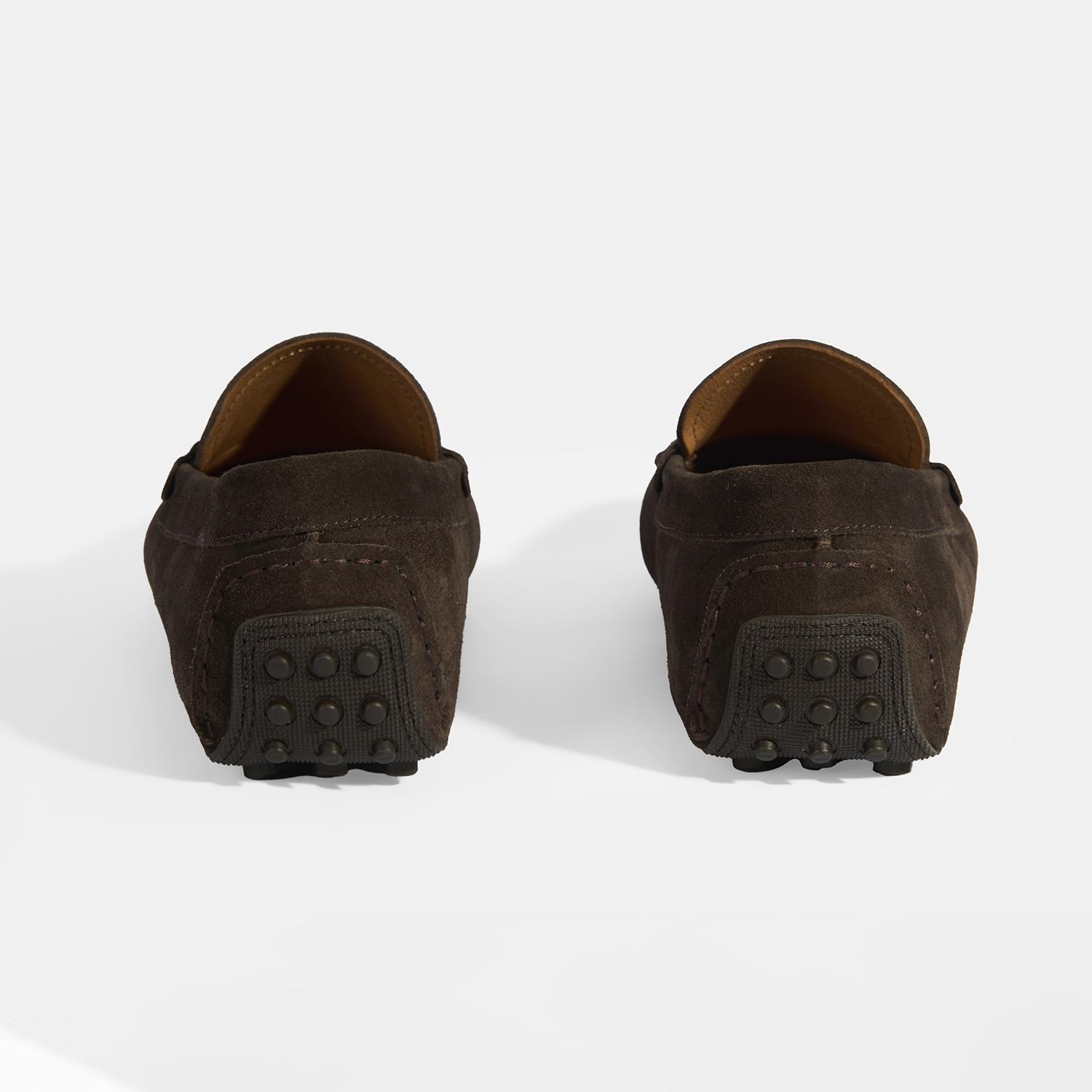 Erkek Kahve Slip-On Süet Loafer 2010054488010