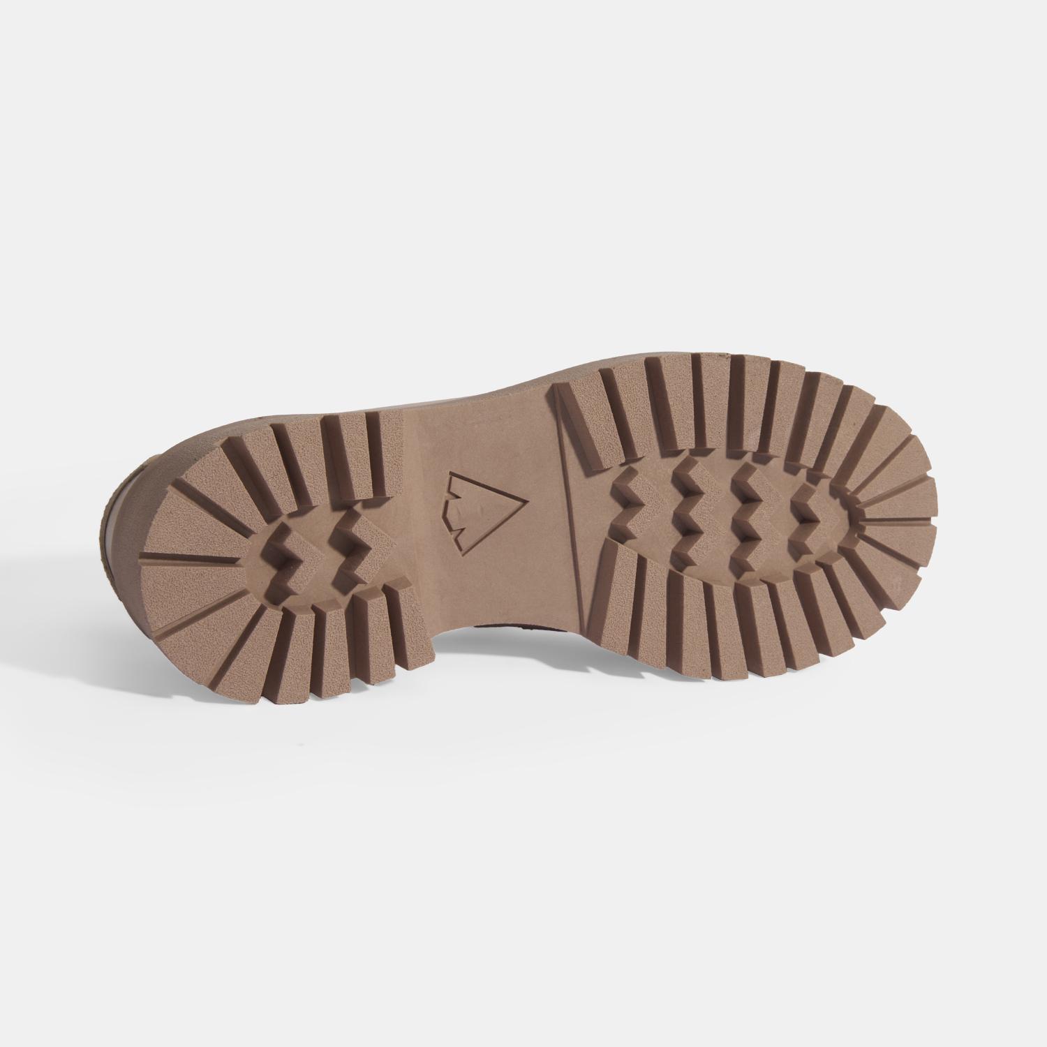Kadın Taba Slip-On Deri Loafer 2010054476009