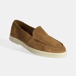Peraleda Taba Erkek Slip-On Süet Loafer 2010054191009