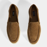 Peraleda Taba Erkek Slip-On Süet Loafer 2010054191009