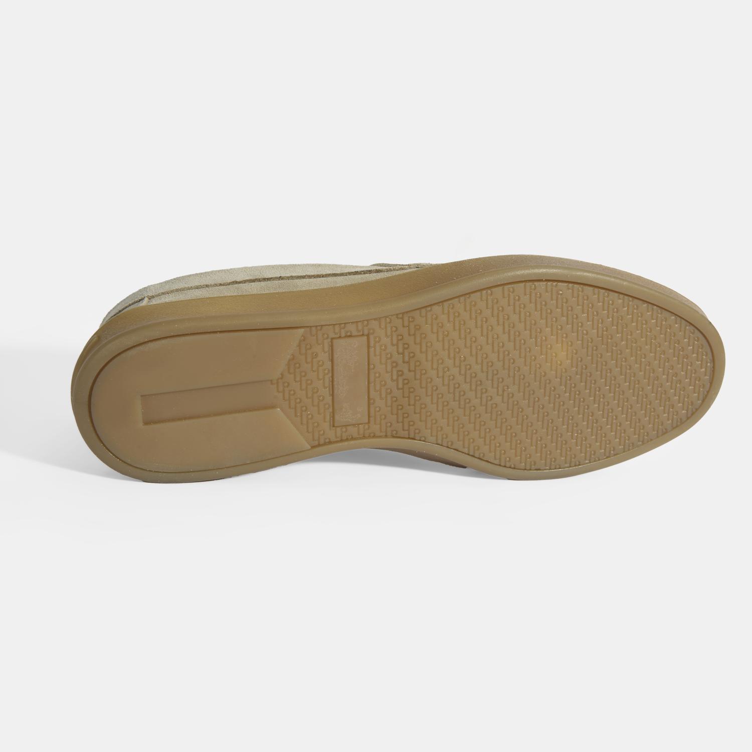 Erkek Bej Süet Püsküllü Loafer 2010054164003