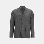 Erkek Gri Süet Blazer Ceket 1010039861004