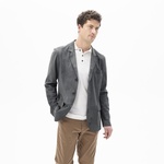 Erkek Gri Süet Blazer Ceket 1010039861004