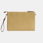 Taba Palmiye Nakışlı Hasır Clutch 1010040092001
